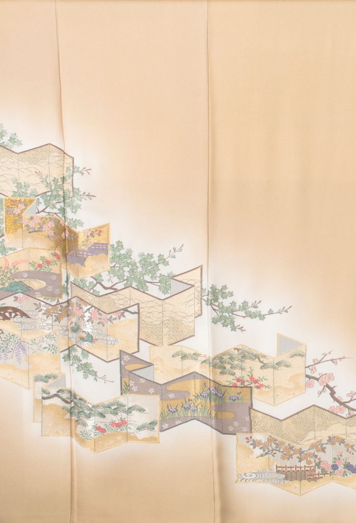 四季心華屏風絵