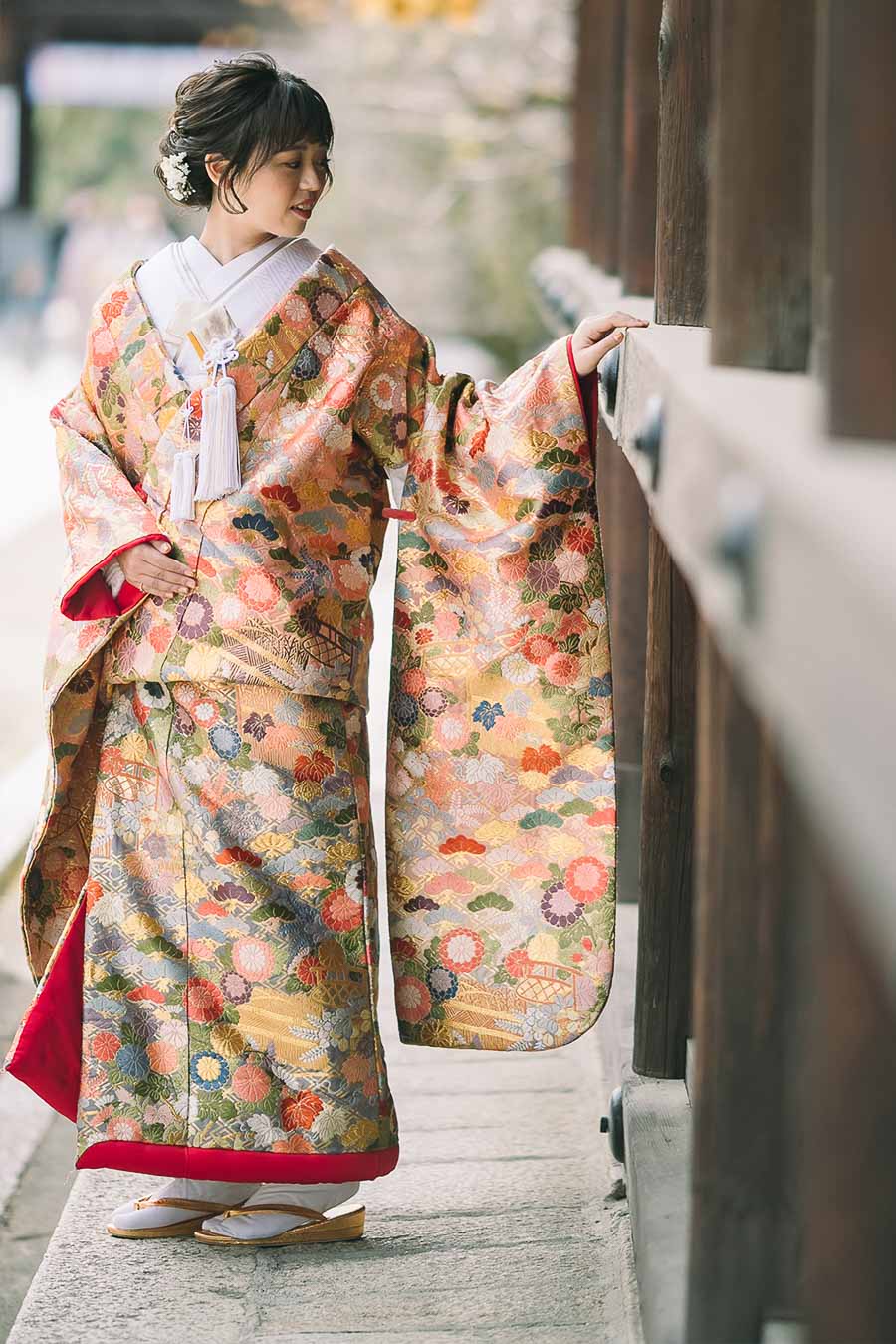 淡いピンク・菊松