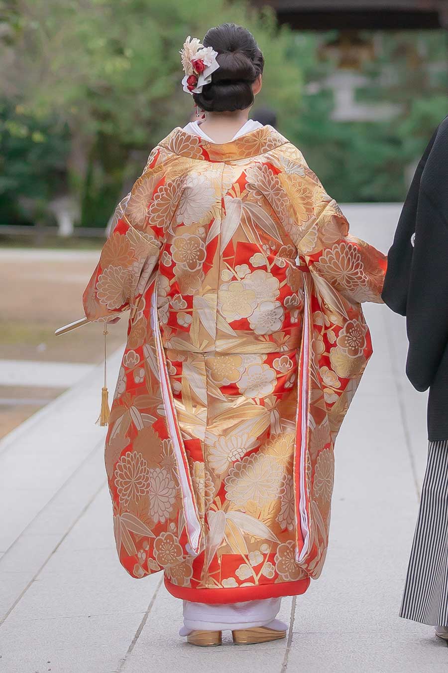 川島織物菊･笹･梅　S