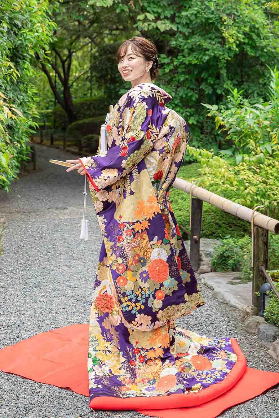 御所車雲取藤桜