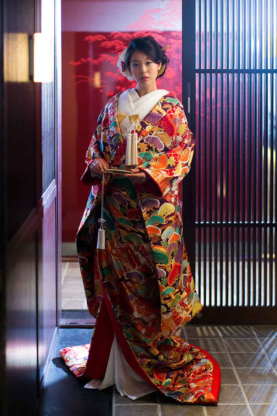 松づくし厄除け鱗柄