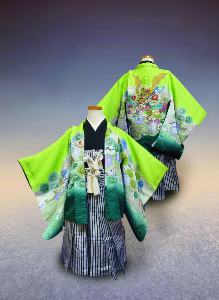 黄色地 かぶと（三歳）