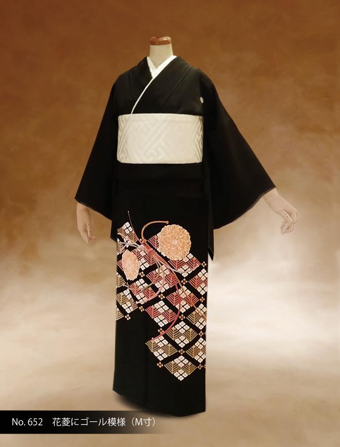 花菱にゴールド模様（M寸）
