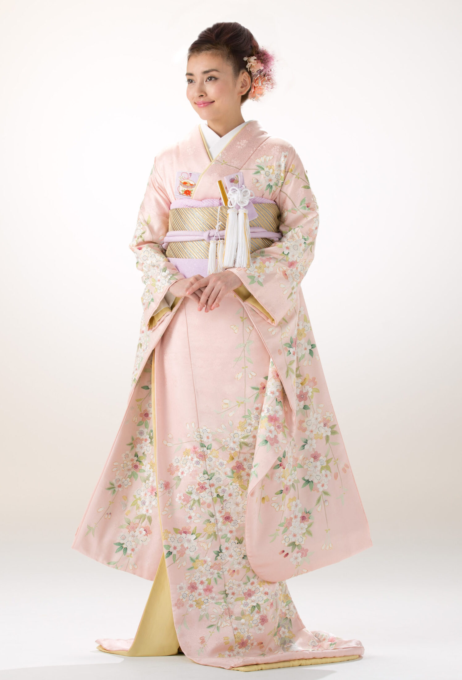 ピンク地枝垂桜